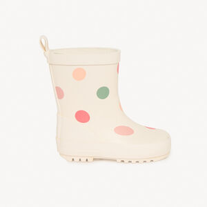 Botas de agua con estampado de lunares para bebé niña 
