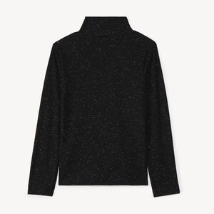 Subpull brillante con cuello de camisa niña 