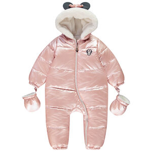 Pelele metalizado Minnie Disney para bebé niña con acabados variados según la edad 