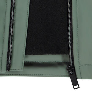 Parka de goma con forro micropolar para niño 