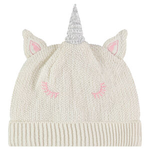 Gorro de punto de unicornio con forro de jersey 