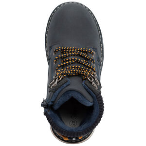 Botines azules con cordones y cremallera para niño 