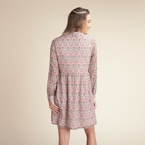 Vestido de embarazo y lactancia estampado floral 