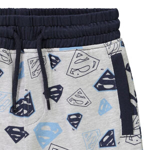Bermudas de felpa estampadas Superman Warner para niño 