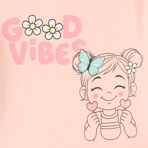 Camiseta de manga corta Billie Boo para niña 