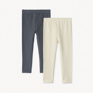 Pack de 2 calzoncillos lisos de felpa para bebé niña 