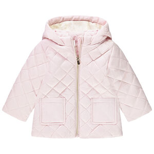 Parka acolchada y forrada en sherpa para bebé niña 