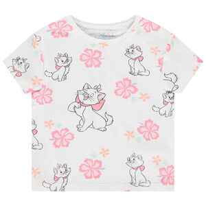 Camiseta de manga corta estampada de Marie Disney para niña bebé 