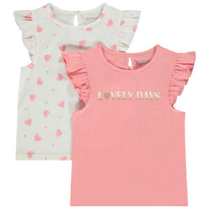 Lote de camisetas de manga corta fantasía para bebé niña  Main Lote de camisetas de manga corta fantasía para bebé niña