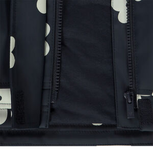 Parka goma acolchada estampado flores para niña 