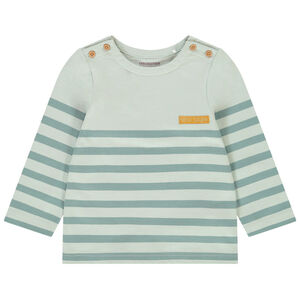 Marinière en coton avec print tigre pour bébé garçon Main Marinière en coton avec print tigre pour bébé garçon