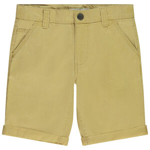 Bermudas lisas de tela fantasía para niño 