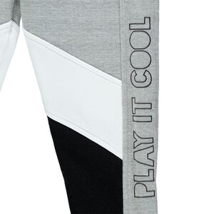 Pantalón jogging felpa tricolor 