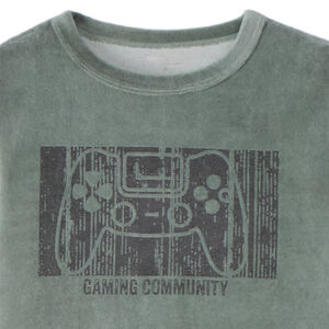 Conjunto de pijama 2 piezas de terciopelo fantasía para niño 