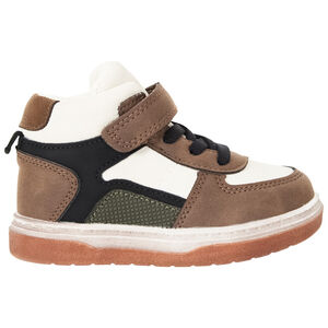 Zapatillas altas con velcro y cordones para bebé niño 