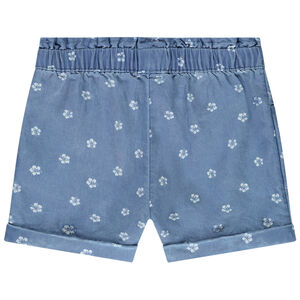 Short estampado flores de hibisco para niña 