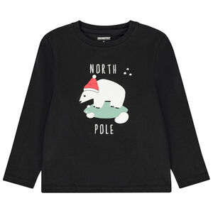 Camiseta de manga larga con estampado de oso polar de Navidad para niño  Main Camiseta de manga larga con estampado de oso polar de Navidad para niño