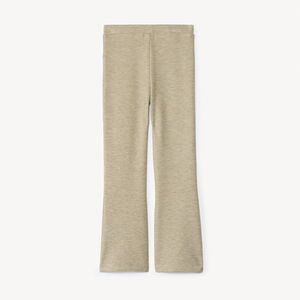 Legging evasé de punto acanalado liso para niña 