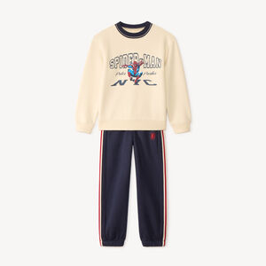 Conjunto de chándal para niño con sudadera de estampado de Spider-Man Marvel. 