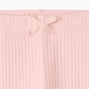 Legging de canalé liso con lazo niña 