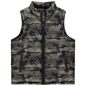 Doudoune sans manches à motif army doublée sherpa Main Doudoune sans manches à motif army doublée sherpa