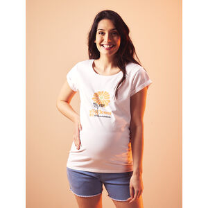 Camiseta manga corta flor - "Capsule 60' " 