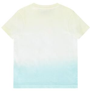 Camiseta de manga corta con estampado degradado niño 