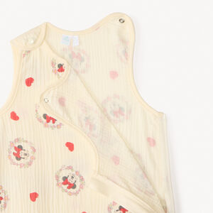 Saco de dormir sin mangas de gasa de algodón TOG 0.5 Minnie Disney para niña. 