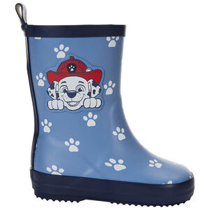 Botas de lluvia Marshall Patrulla Canina con estampado de huellas para bebé niño 