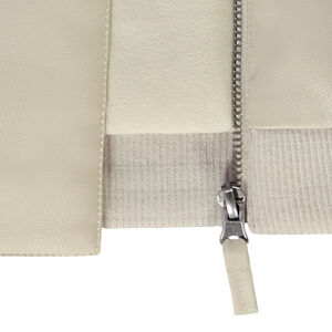 Perfecto estilo biker en piel sintética forrada para niño 