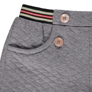 Short de felpa acolchada para bebé niña 