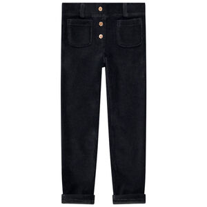 Jeggings de terciopelo para niña 