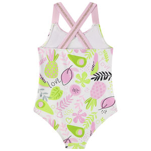 Maillot de bain 1 pièce en jersey imprimé fantaisie fille 