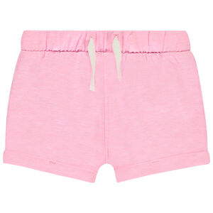 Short uni con cintura elástica para niña bebé 