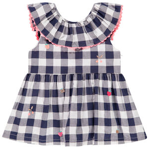 Túnica motivo cuadros 