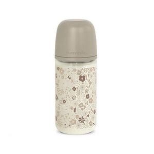 Biberón de vidrio con tetina fisiológica SX Pro M 240ml Wonderland Liberty beige 