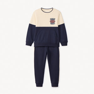 Ensemble sweat bicolore + pantalon de jogging pour garçon  Main Ensemble sweat bicolore + pantalon de jogging pour garçon
