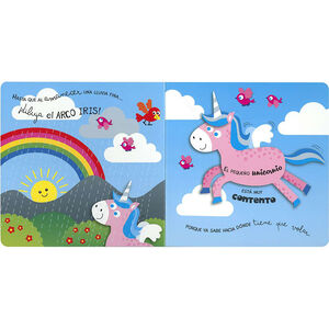 Libro El pequeño unicornio aprende a volar +3A 
