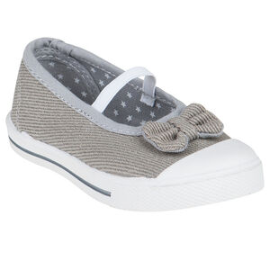 Babies en toile à bride élastiquée et noeud du 24 au 27  Main Babies en toile à bride élastiquée et noeud du 24 au 27