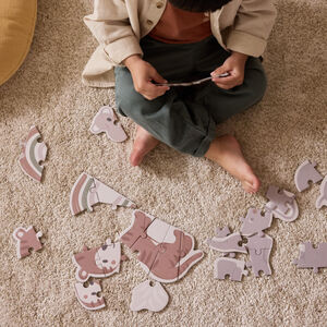 Lote de 4 puzzles evolutivos de 2 a 12 piezas Animales 