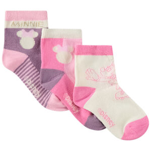 Lot de 3 paires de chaussettes Minnie Disney pour fille 