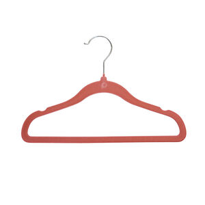 Lote de 6 perchas de terciopelo terracotta  Main Lote de 6 perchas de terciopelo terracotta