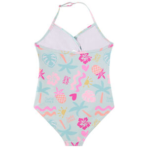 Bañador de una pieza con estampado arty para niña 