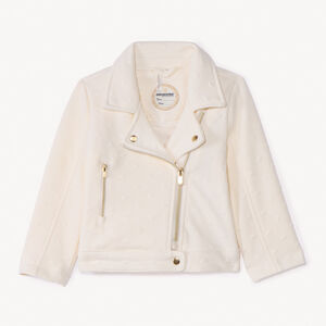 Chaqueta perfecta de jacquard con motivos de corazones para bebé niña  Main Chaqueta perfecta de jacquard con motivos de corazones para bebé niña