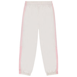 Pantalón jogging de felpa con bandas de colores niña 
