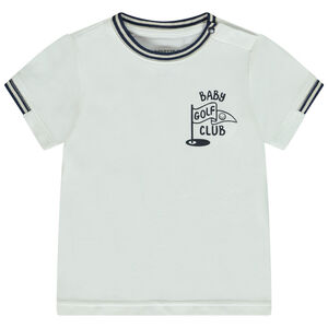 Camiseta manga corta estilo polo para bebé niño 