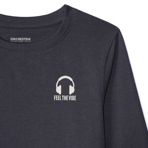 Lote de 3 camisetas de manga larga lisas para niño 