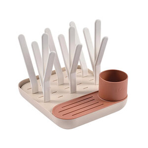 Égouttoir à biberons modulable Forêt terracotta/argile 