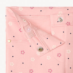 Pantalón de felpa estampado para bebé niña 