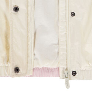 Chaqueta cortavientos de tela arrugada efecto color block para niña  Main Chaqueta cortavientos de tela arrugada efecto color block para niña